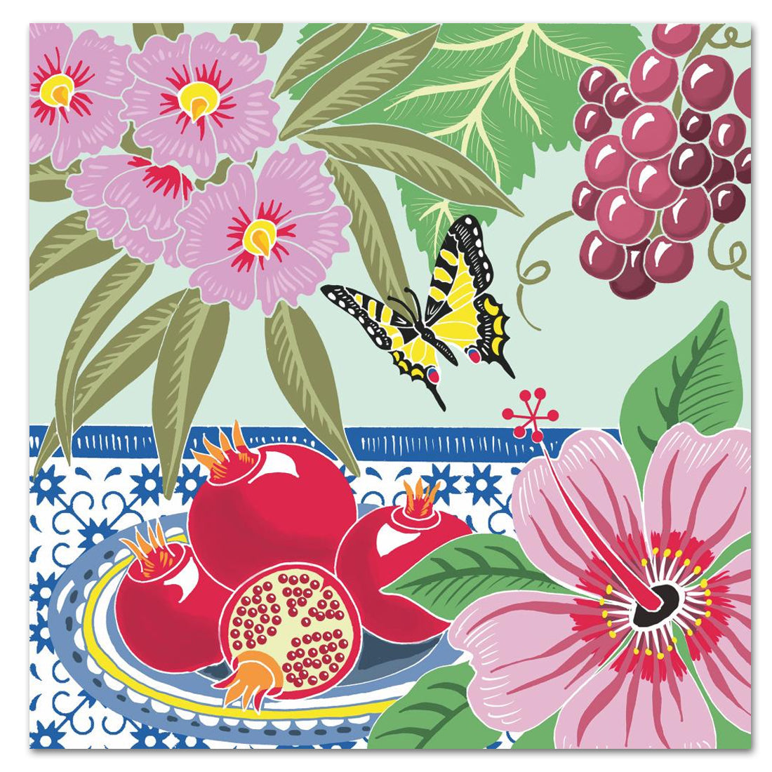 Salamanca Fruit & Flowers Paper Luncheon Napkins