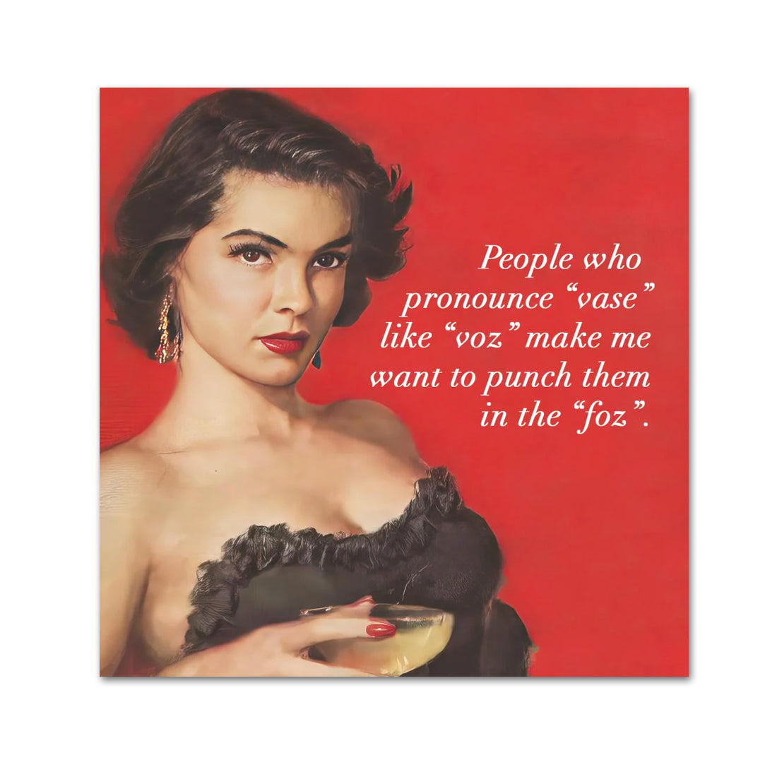 People Who Pronounce Funny Paper Cocktail Napkins