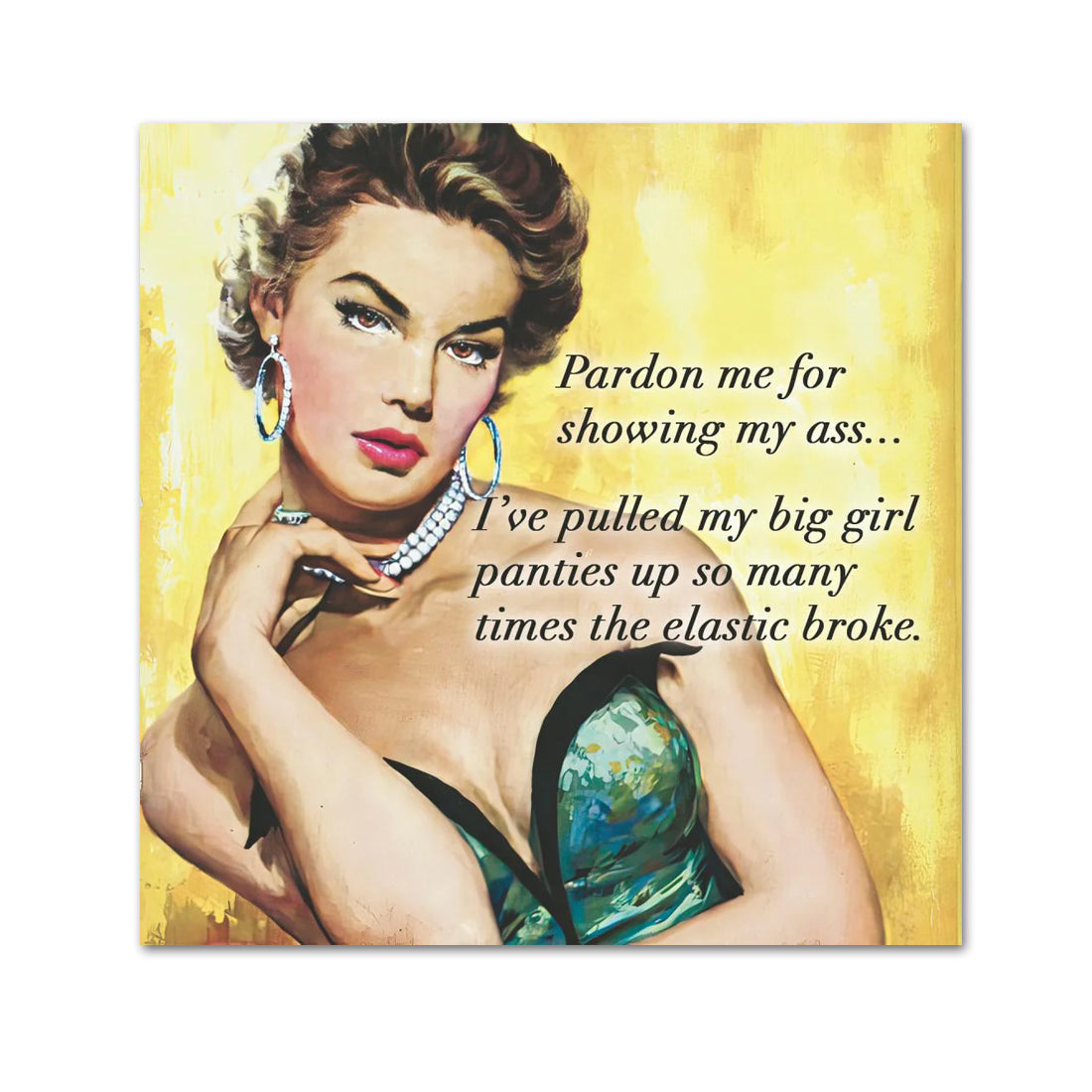 Pardon Me Funny Paper Cocktail Napkins