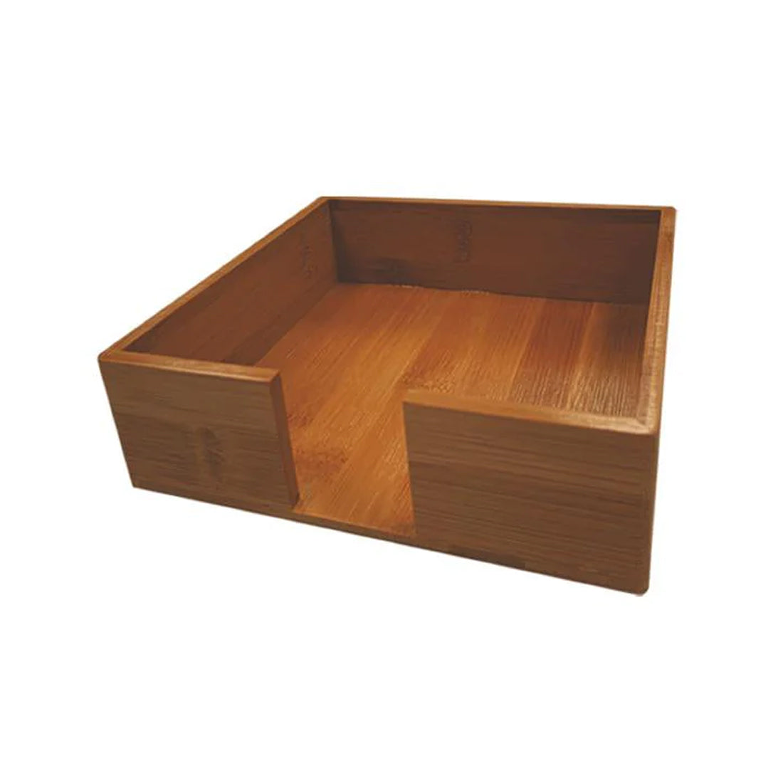 Chestnut Bamboo Beverage Napkin Holder