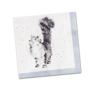 Lady of the House - Cat Paper Beverage Napkins