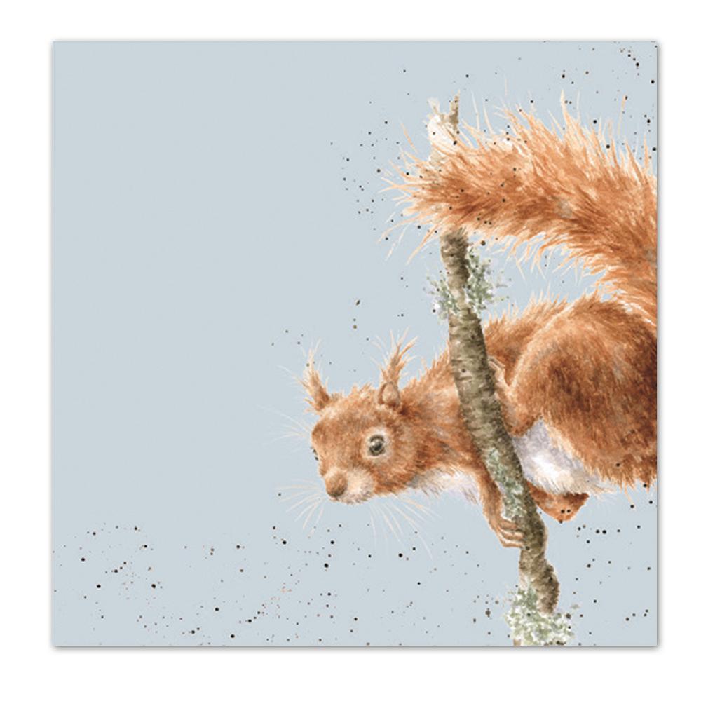 The Acrobat - Squirrel Paper Luncheon Napkins