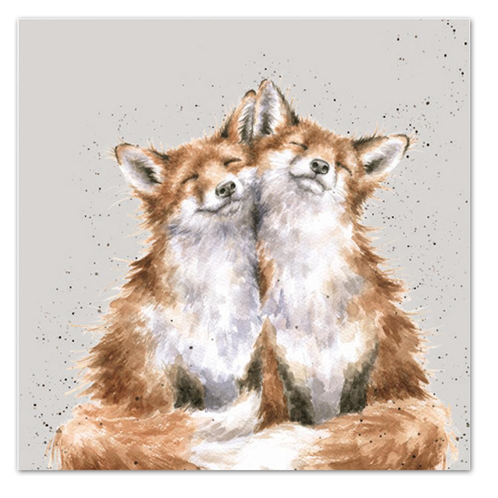 Contentment - Fox Paper Luncheon Napkins