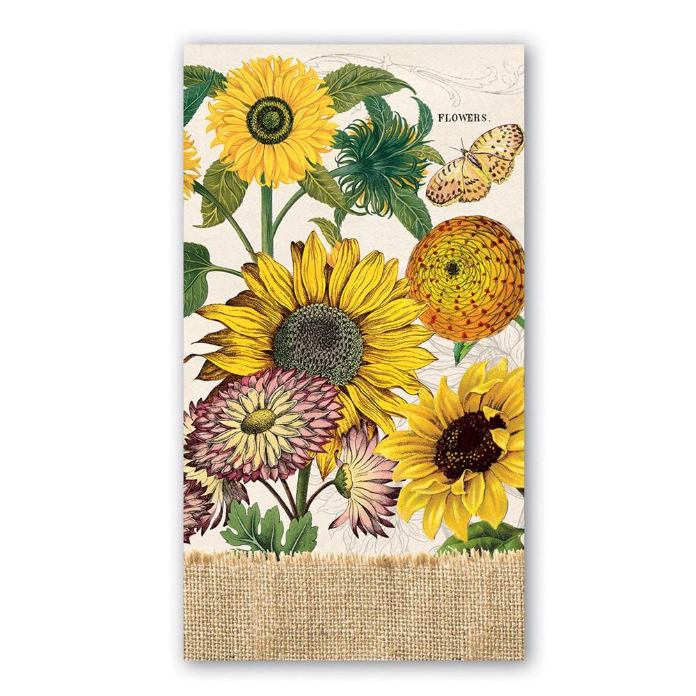 party napkins sunflower paper dinner napkins