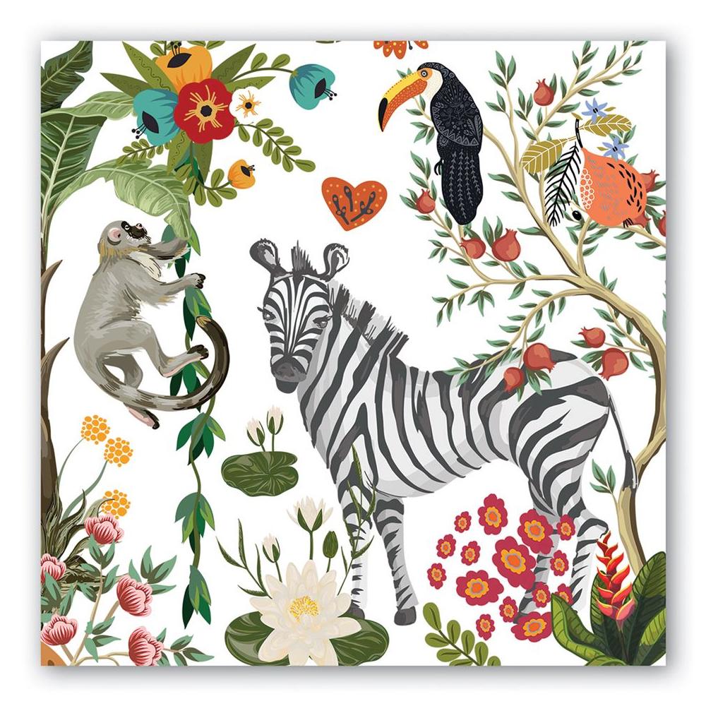 Wildlife Park Paper Luncheon Napkins