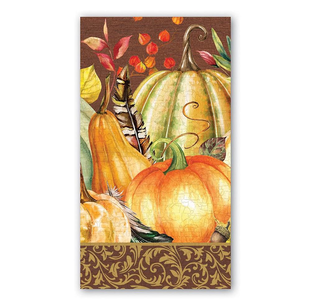 Fall Sweet Pumpkins Paper Guest Towels - Hostess Napkins