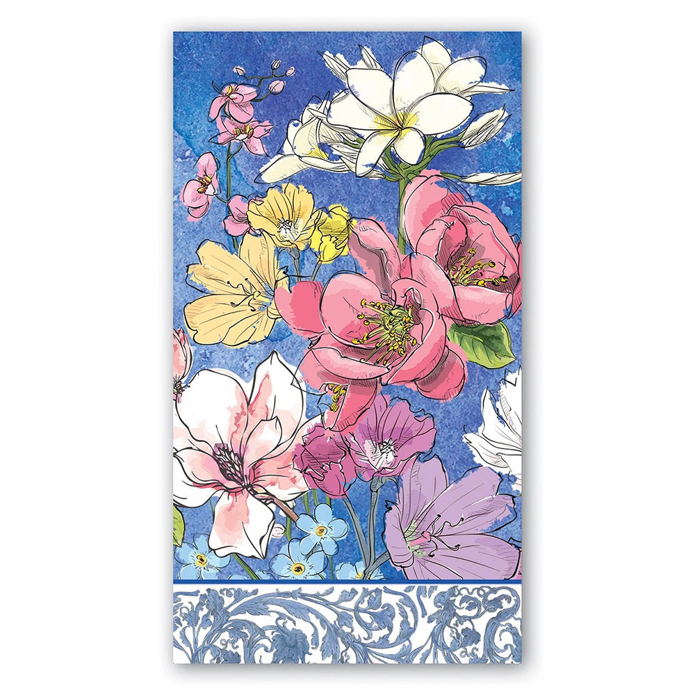 Magnolia Garden Paper Guest Towels - Buffet Napkins