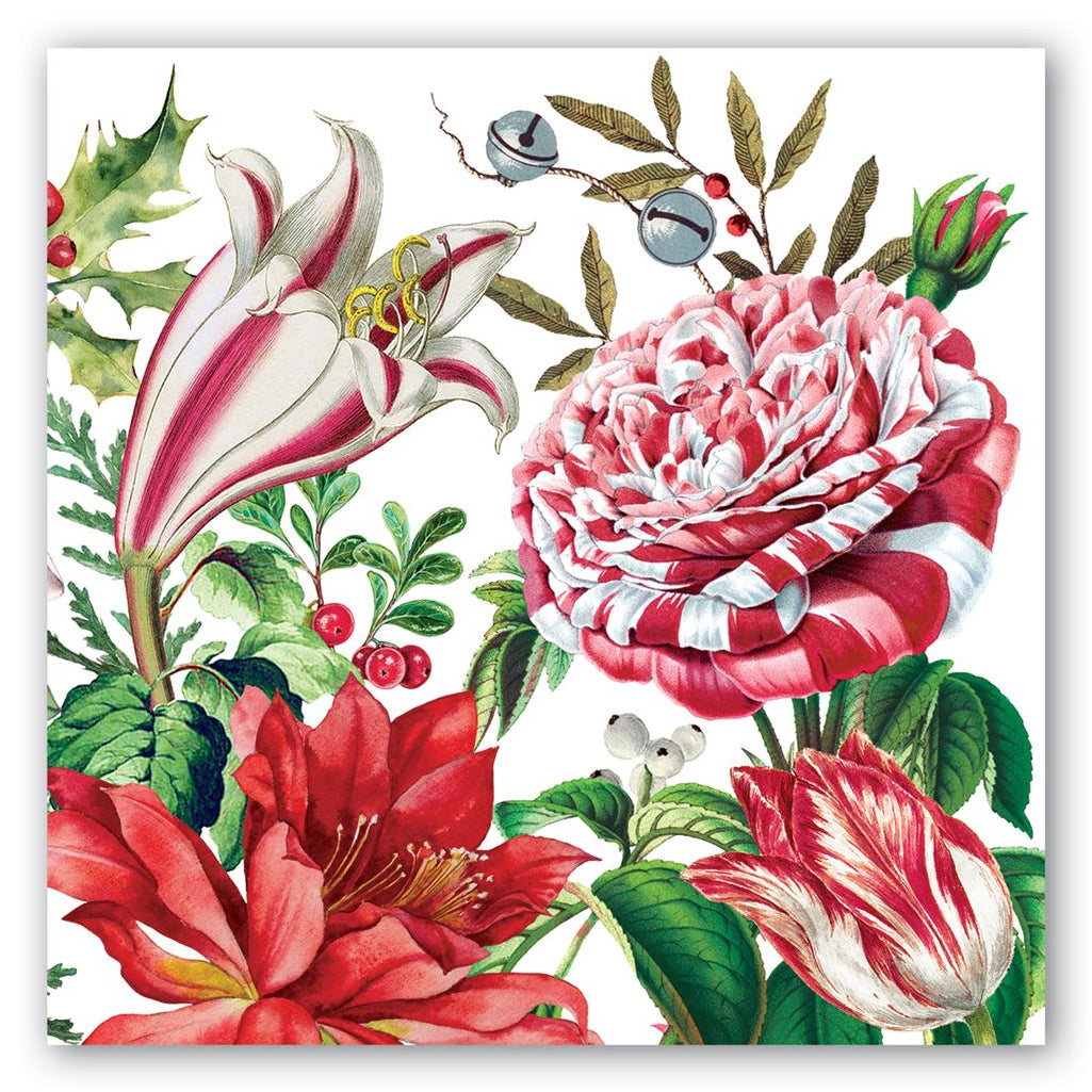 Christmas Bouquet Paper Luncheon Napkins