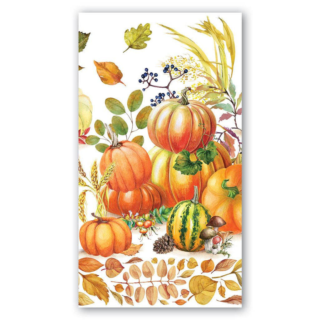 Pumpkin Prize Paper Guest Towels - Buffet Napkins