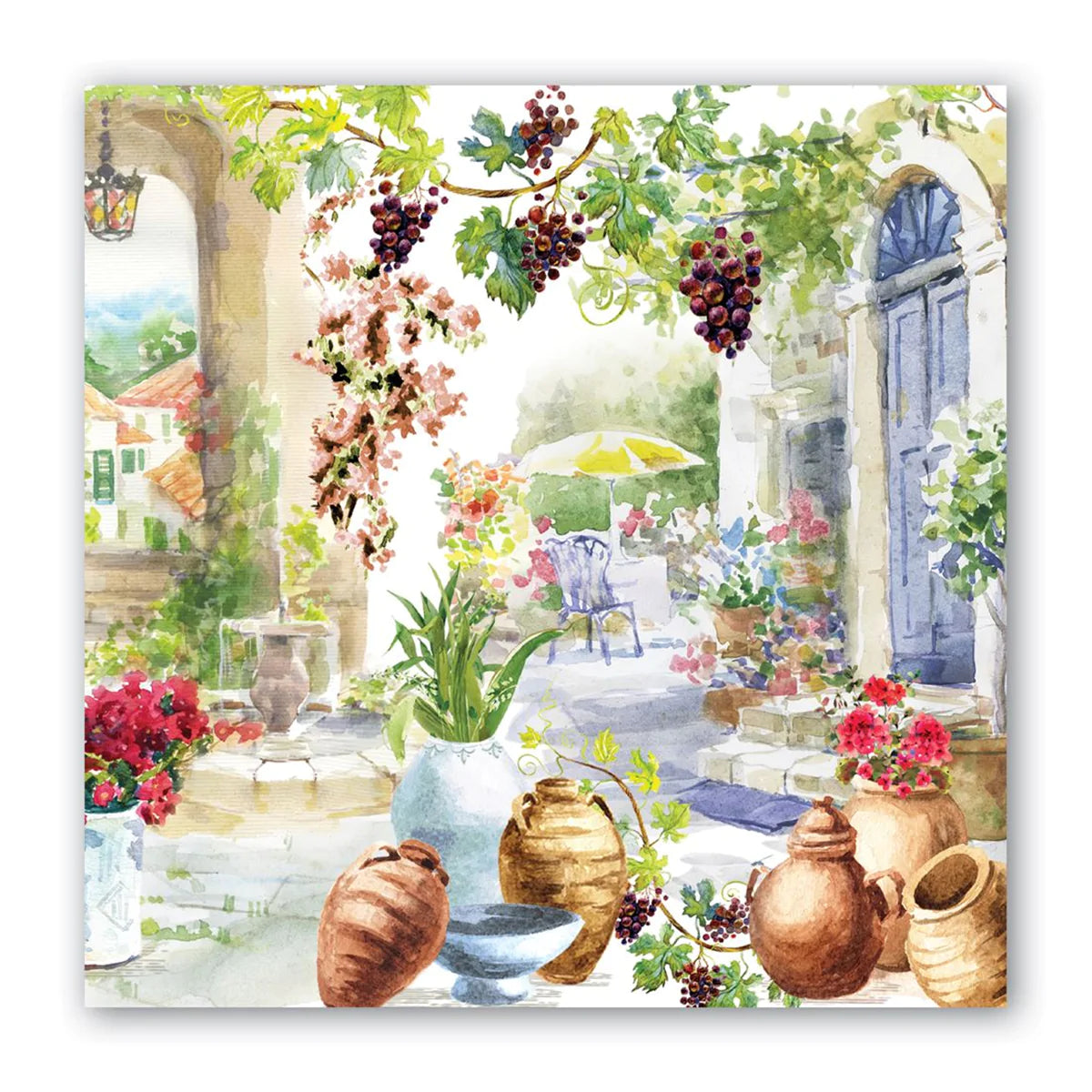 Tuscan Terrace Paper Luncheon Napkins