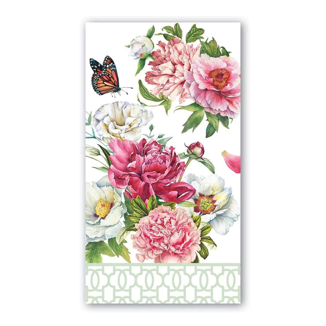 Blush Peony Paper Guest Towels - Buffet Napkins
