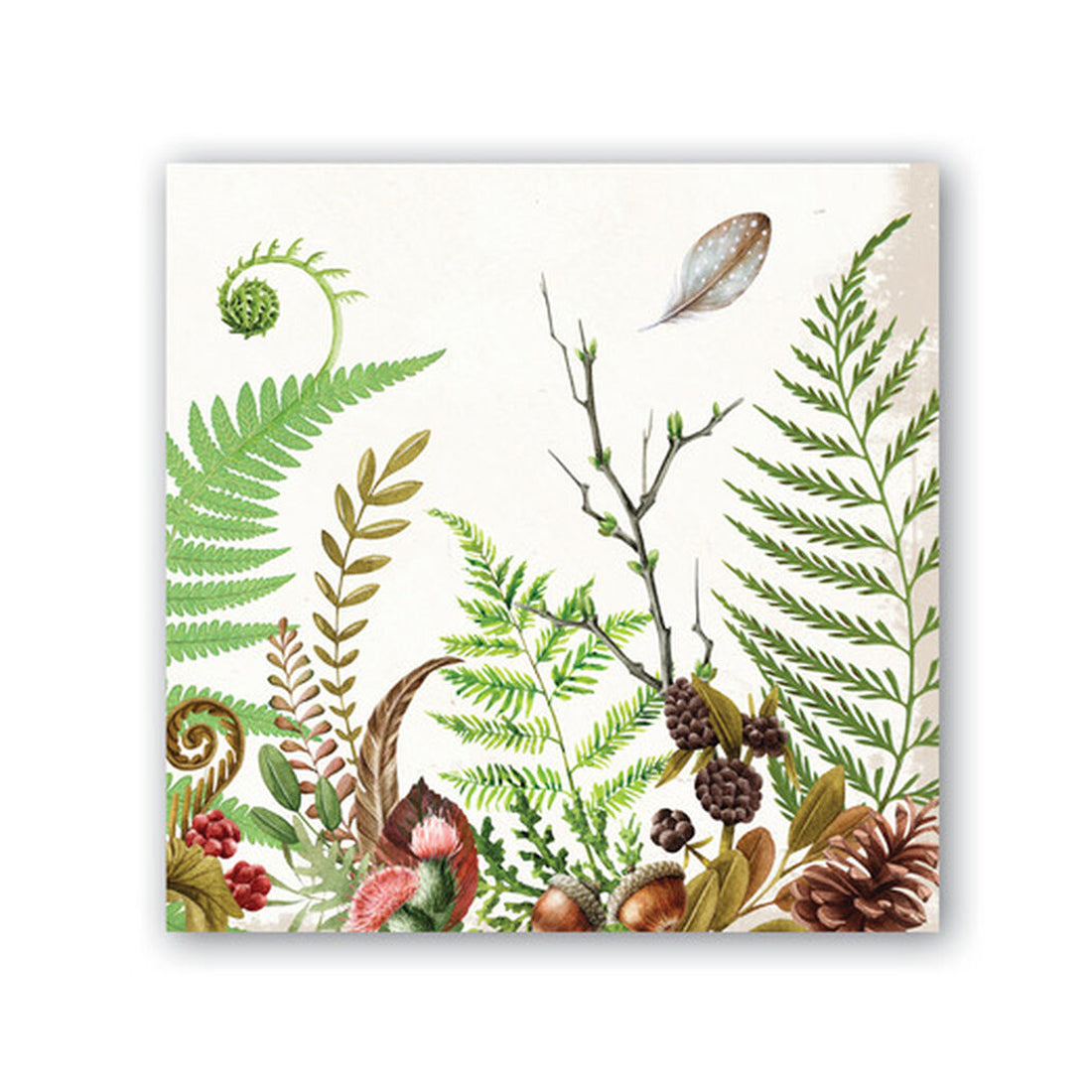 Moss & Oak Paper Beverage Napkins