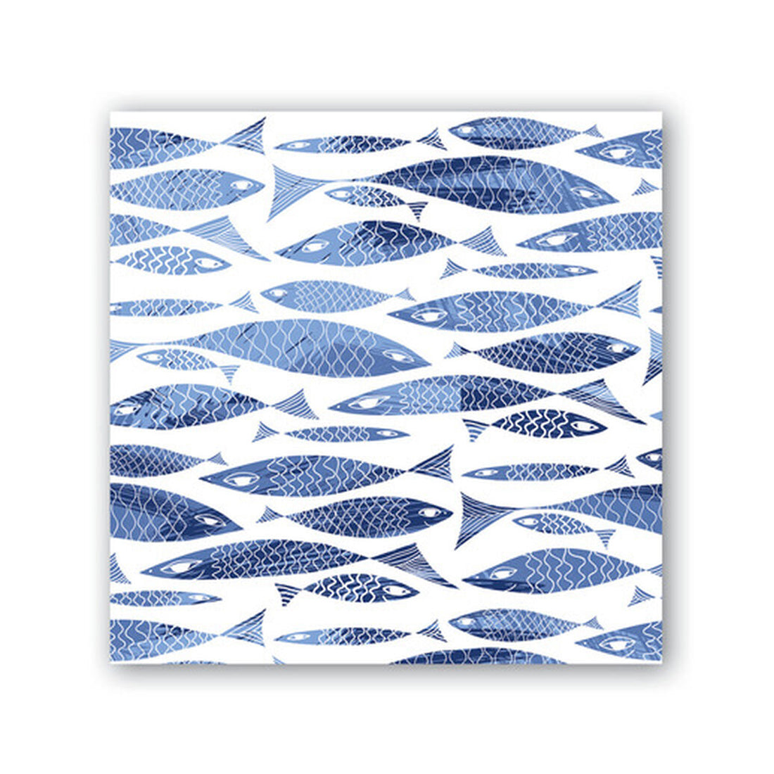Blue Splash Paper Beverage Napkins