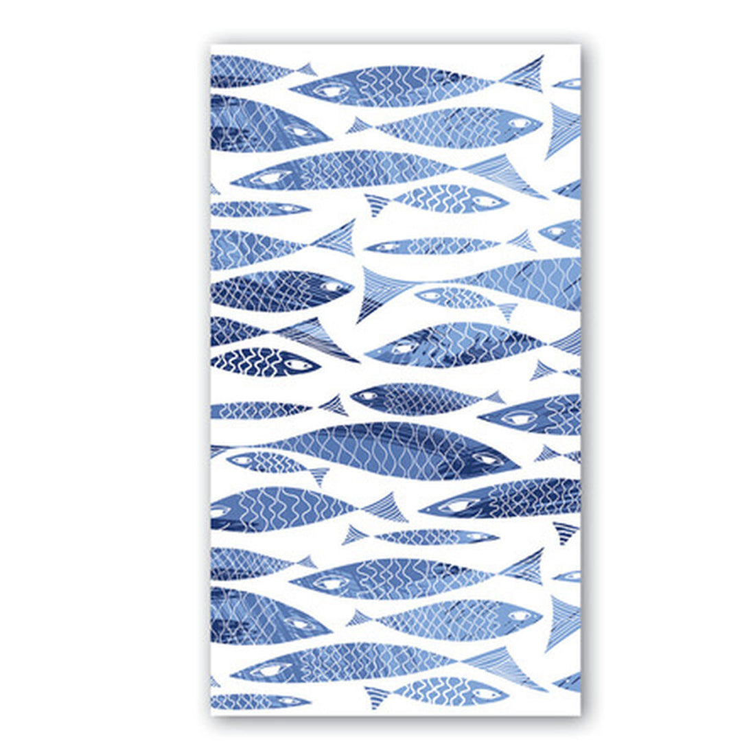 Blue Splash Paper Guest Towels - Buffet Napkins
