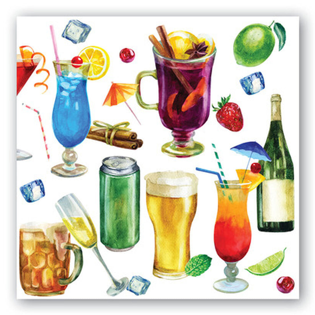 It's Happy Hour Paper Luncheon Napkins