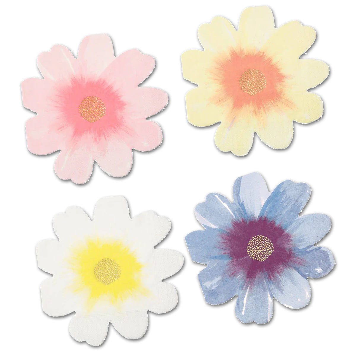Flower Garden Die-Cut Paper Napkins