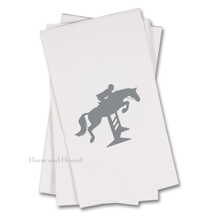 Silver Hunter Jumper Paper Guest Towels