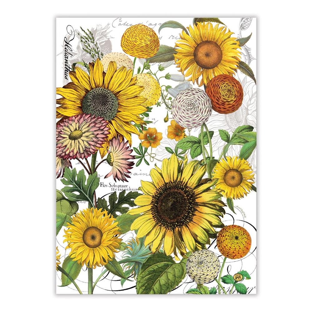 Sunflower Garden Kitchen Tea Towel
