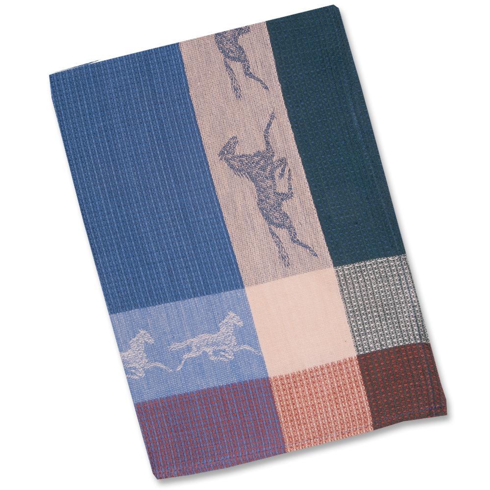 Forest Wildlife Navy Cotton Tea Towels - Set of 2 - Napkins2Go