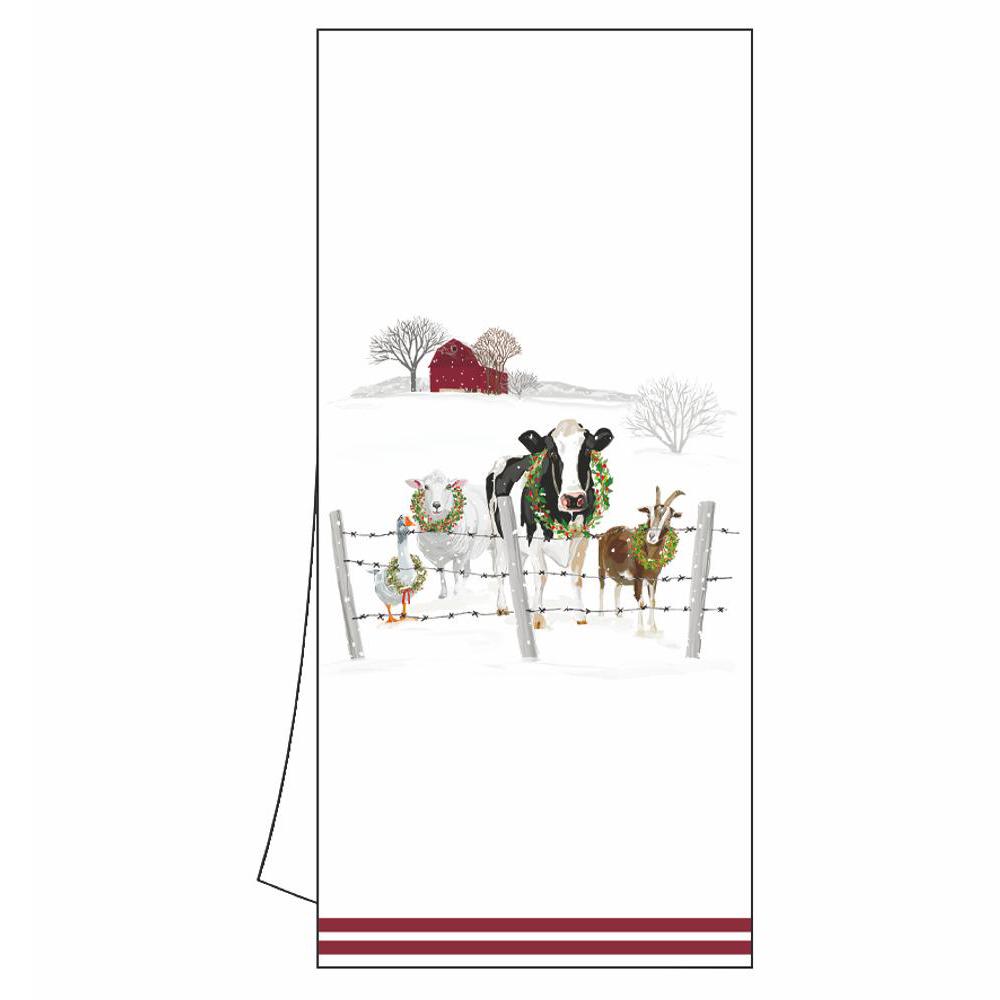 Holiday Farm Friends Kitchen Towel
