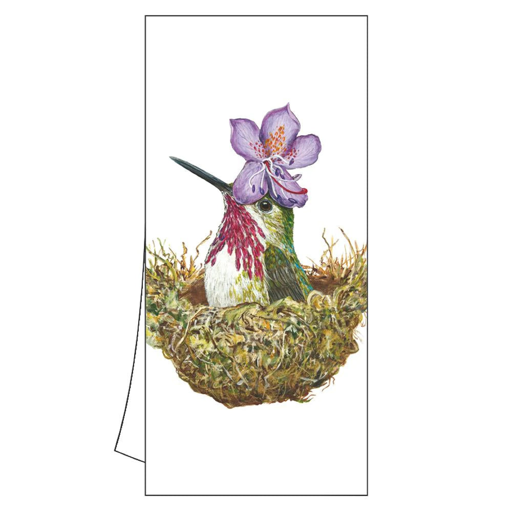 Pat the Hummingbird Kitchen Towel