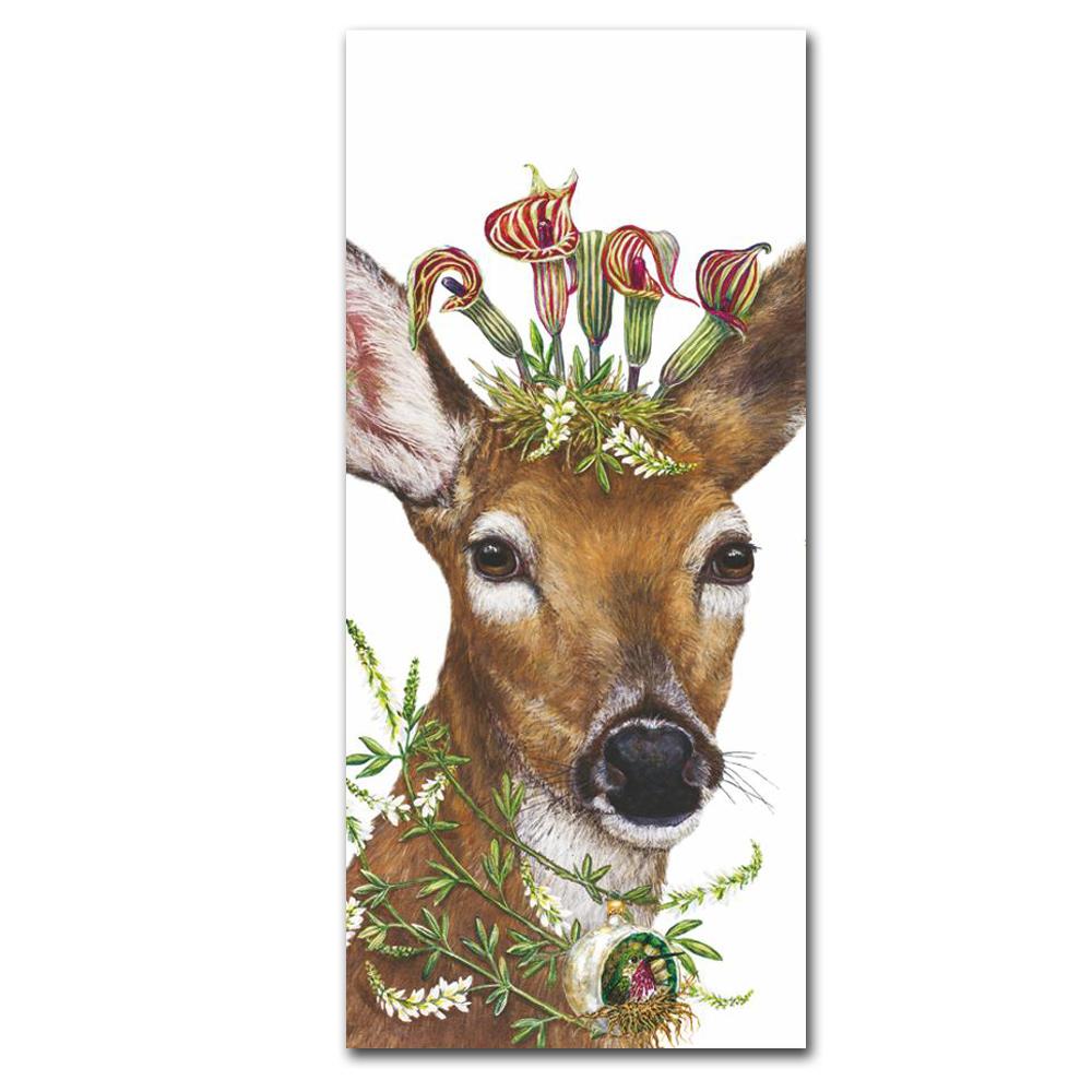 Christmas Deer Princess Kitchen Towel