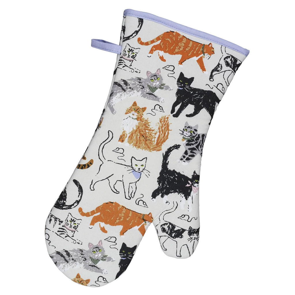 Feline Friends Cotton Oven Mitt - Napkins2go