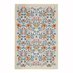 Honey Bee Bloom Cotton Tea Towel