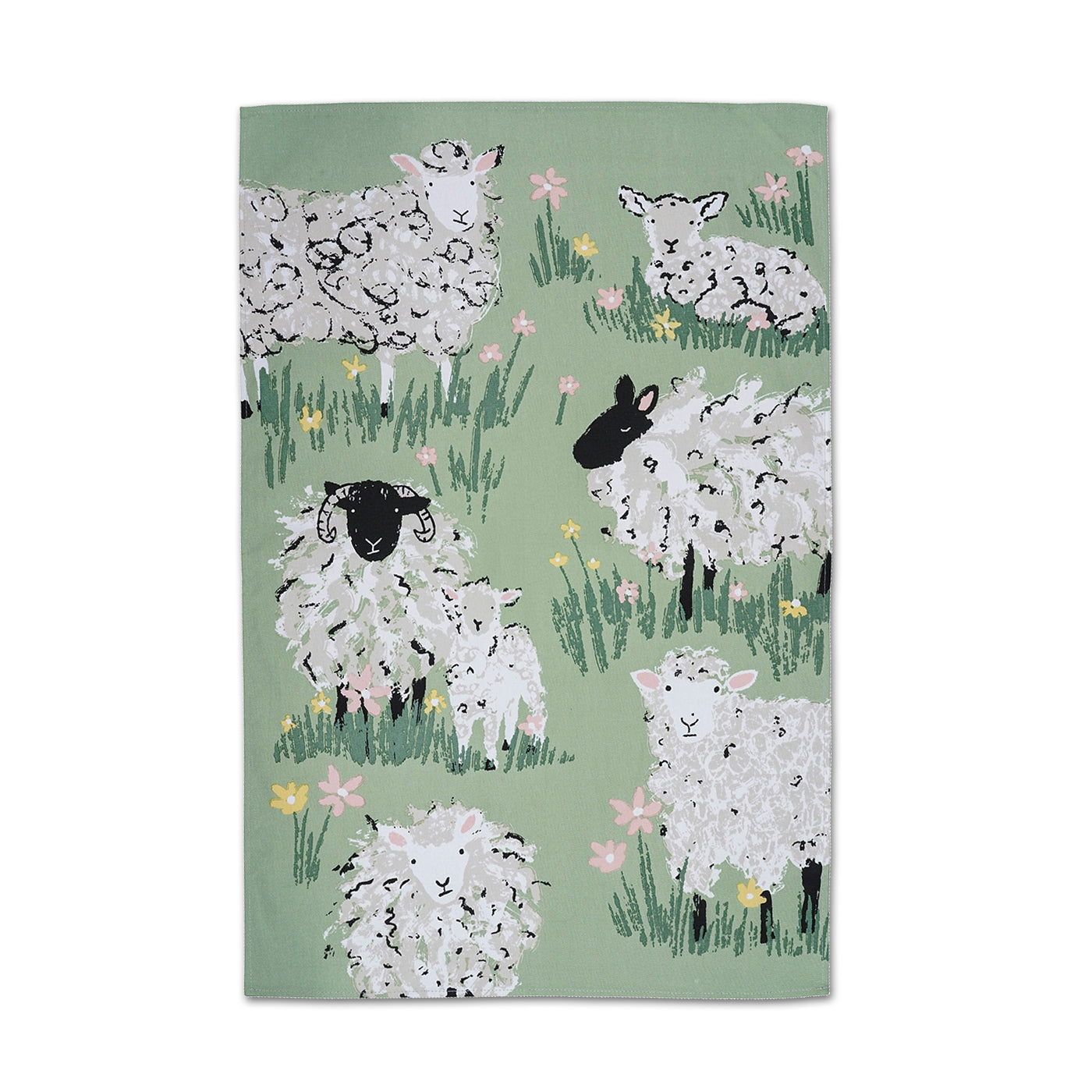 Woolly Sheep Cotton Tea Towel